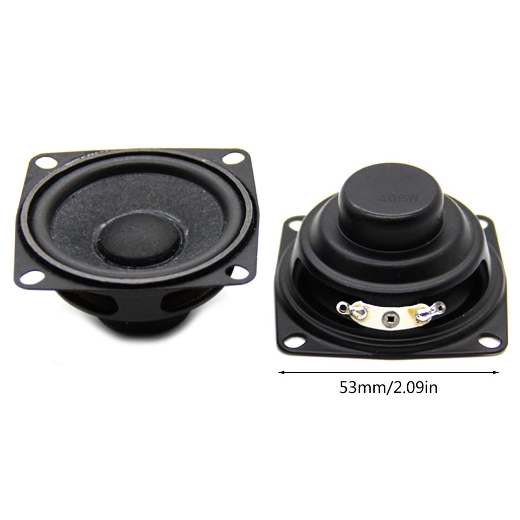 Versatile 53mm 8W Speaker Units 2inch Internal Magnetic Loudspeaker Powerful & Compact Works with Most Devices Durable