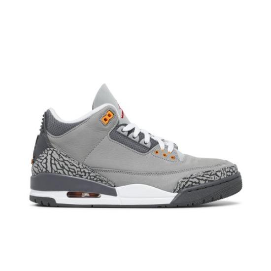 Air Jordan 3 Mid Cool Grey 2021 Men's Retro Sneakers CT8532-012