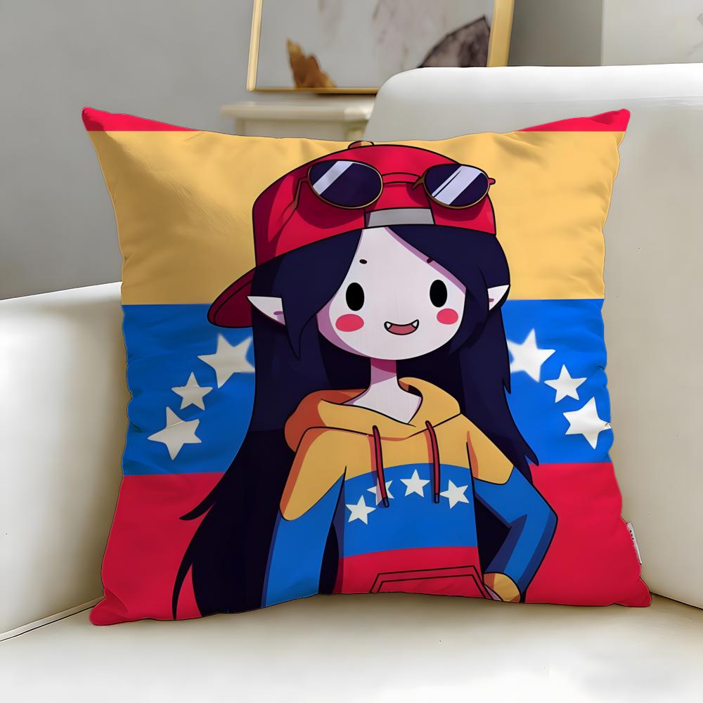 classic country Venezuela Cushion Cover Soft & Easy-Wash Pillow Case – Versatile for Couch, Bed, Travel and Office
