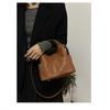 Bag Women's 2026 Early Spring New Large Capacity Handbag Premium Sense Niche Commuter Hand Grab Crossbody Bucket Bag