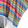 Lightweight Mexican Poncho Tassel Trim Performance Costume Cape Ethnic Style Cloak  Mexican Fiesta