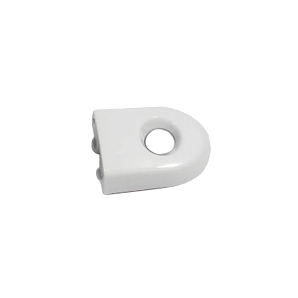 White Front Left Outside Door Handle Bezel Cover W/Keyhole For Versa 07-2012