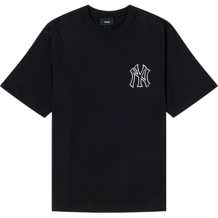 New MLB New York Yankees Basic Collection SS25 T Shirt Unisex Black 3ATSB6053-50BKS