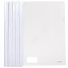 Jindeli A4 Transparent Triangular Pull Rod Document Folders (5-Pack)
