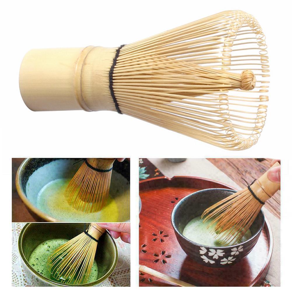 Japanese Matcha Tool Set Eighty Matcha Brush Tea Set Accessories Log Color Bamboo Whisk Cleaning For Wreaths Kitchen Gadgets