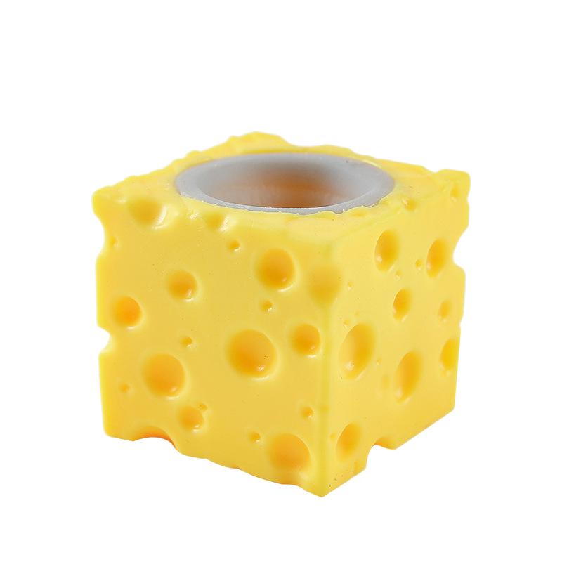 Cheese Mouse & Rabbit Squeeze Toy - Stress Relief & Venting