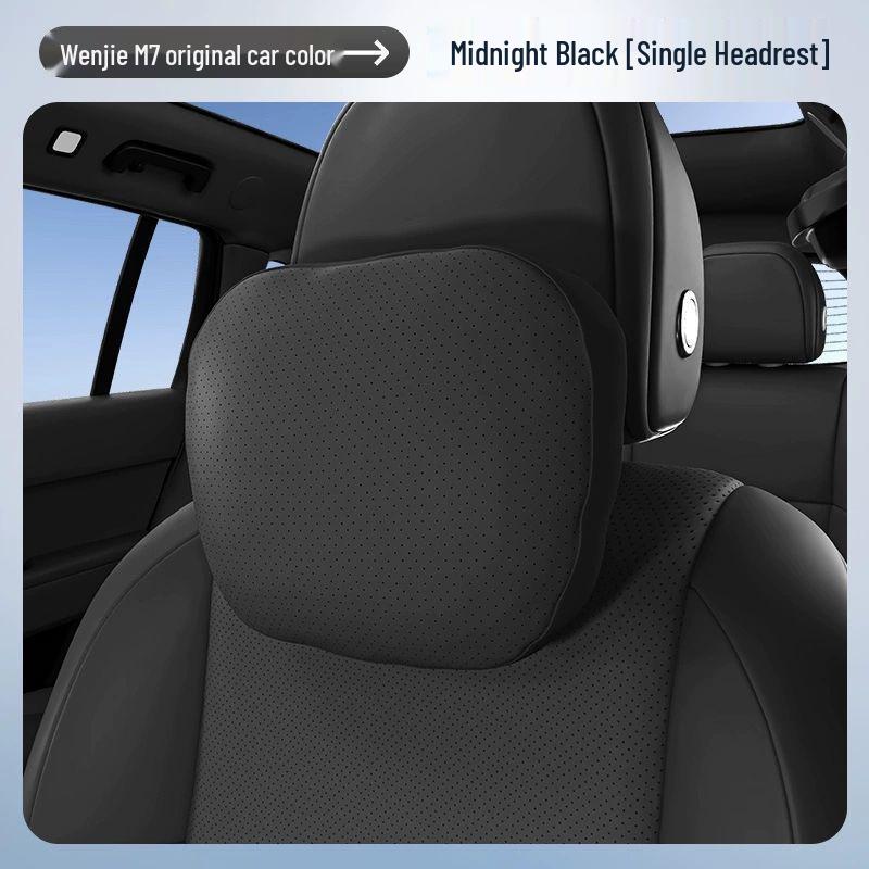 

Wenjie M7 Car Accessories: Headrest, Lumbar Support, and Neck Pillow for Interior Comfort. Standard