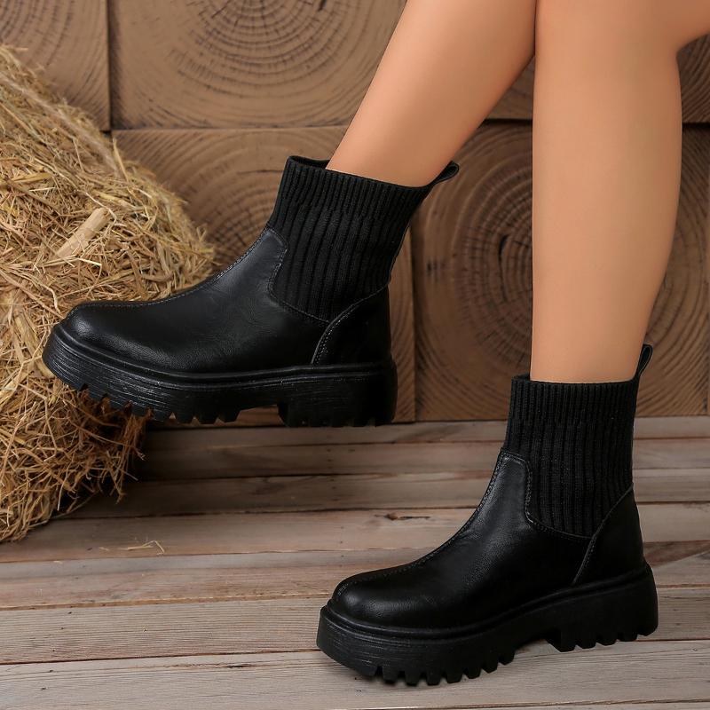 Women'S Rain Boots Fashion Womens Mid Tube Wear Resistant Rubber Shoes Waterproof Non Slip Women Boots Slip On  De Mujer