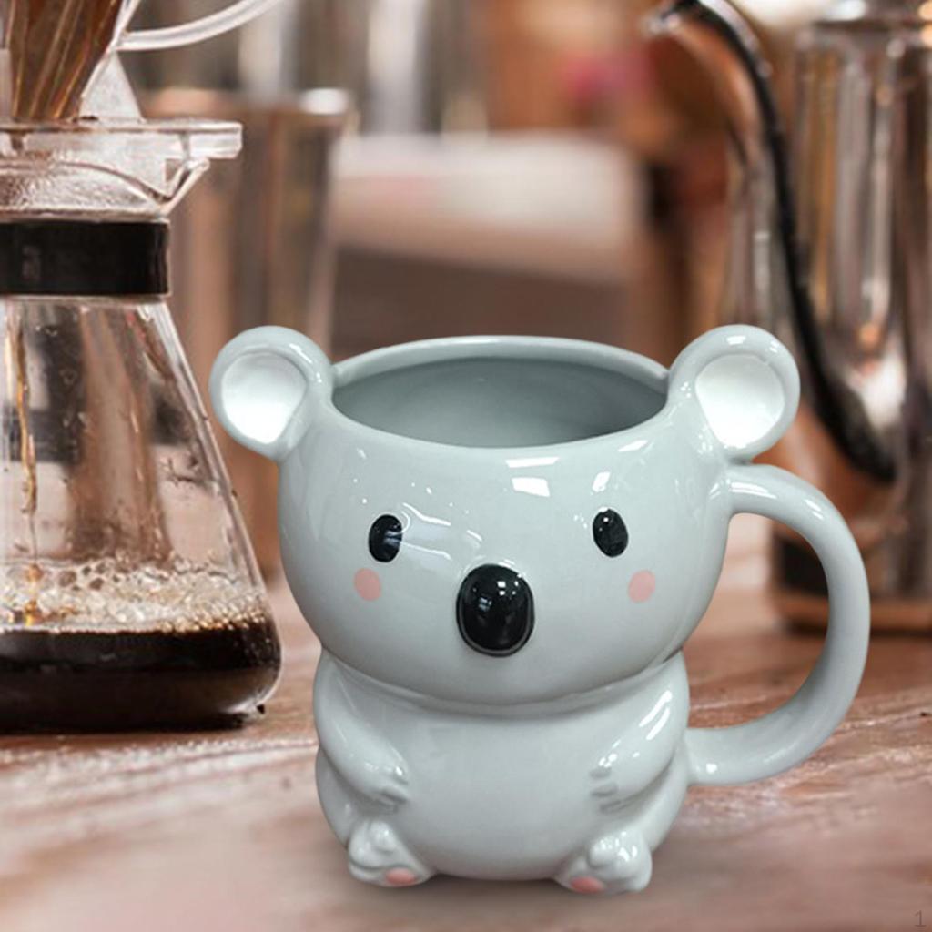 Ceramic Coffee Mug Adorable Tea Cup Novelty Milk Juice Morning Animal Porcelain