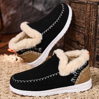 Cotton Shoes Winter New Women's Shoes One-pedal Convenient Short Boots Fashion Warm Cotton Boots Piled Thickened Snow Boots