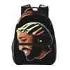 Mochila Estética Japonesa Samurai DJ Festival Pupil Cotidiano Bolsa Tote Escolar Mochila de Dia para Caminhada para Homens Mulheres Bolsas de Ombro