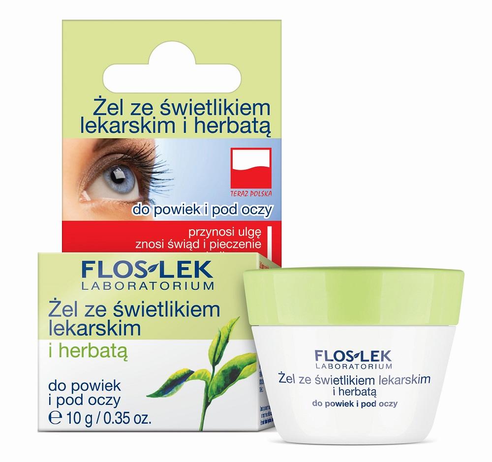 Flos-Lek Eyelid & Under-Eye Gel with Herbal Extracts for Refreshment - 10g