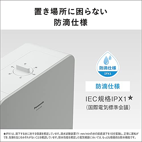 Panasonic ceramic fan heater small drip-proof white DS-FN1200-W