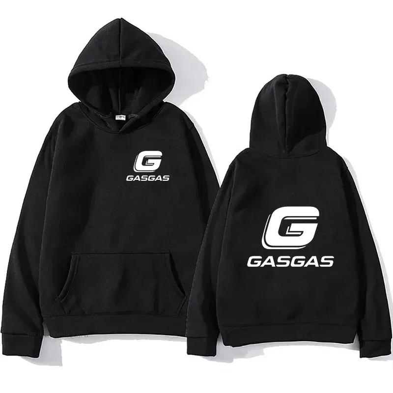 New autumn and winter motorcycle gas hoodie, comfortable solid color street wear, fashionable casual warm sports pullover gift