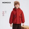 MOMOCO Boys' Red Hooded Winter Jacket