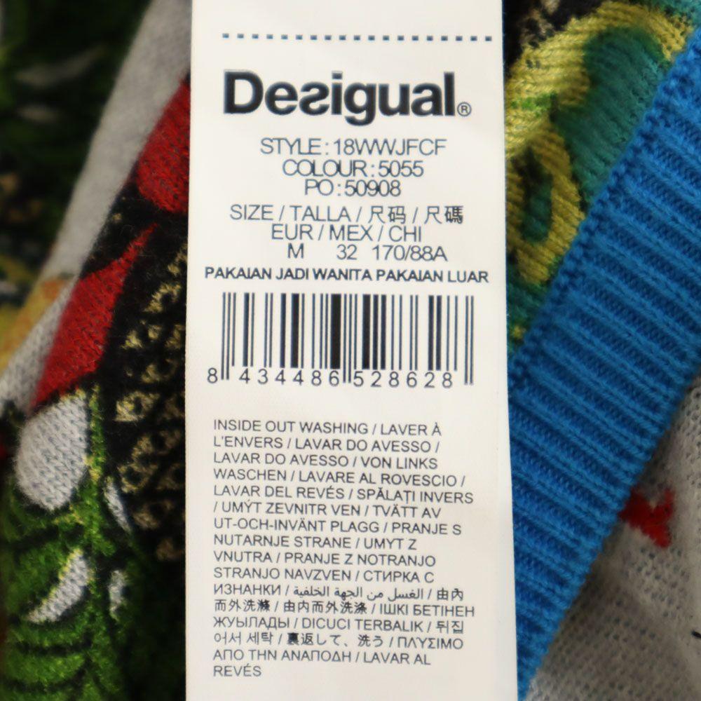 Desigual Overall-Griff Langärmliger Strickpullover M Damen Gebraucht