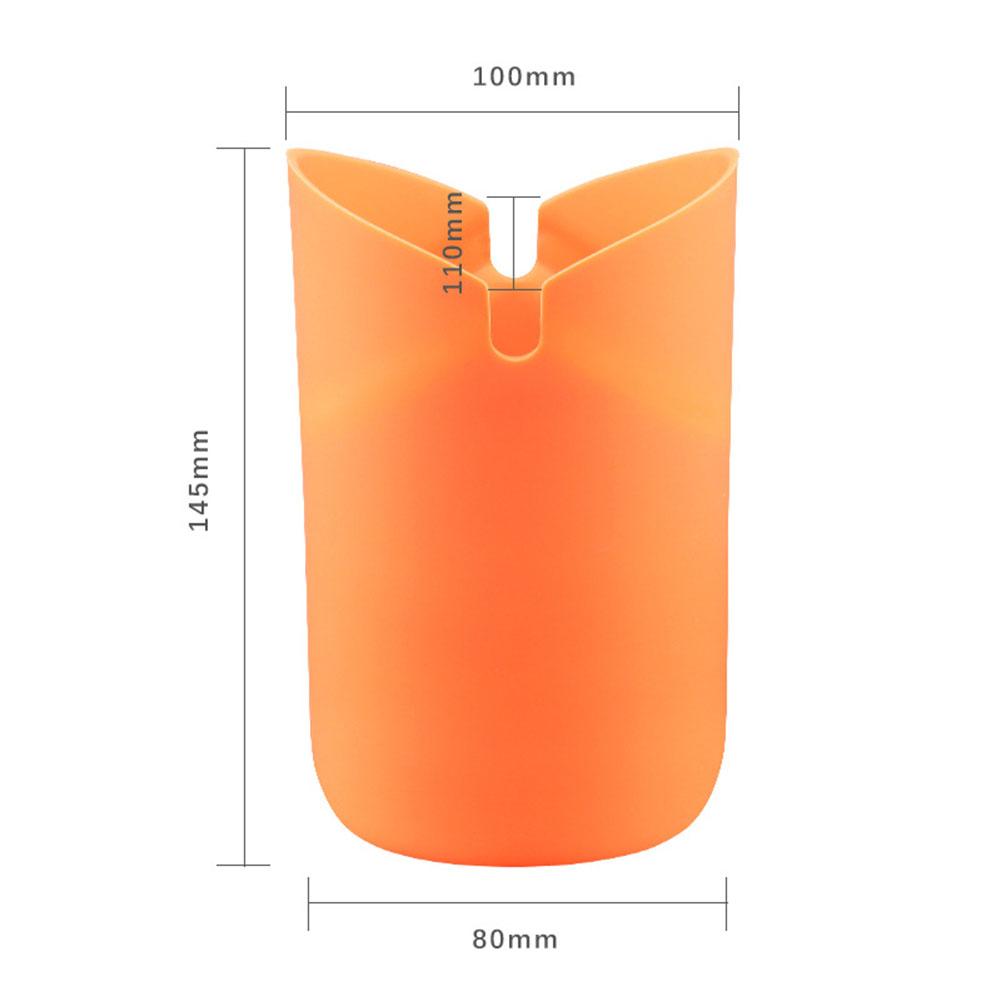Faltbarer Popcorn-Maker Zubehör Gadgets Werkzeuge Snacks Süßigkeiten Eimer Leichtes Lebensmittelgeeignetes Silikon für Outdoor Wandern Camping