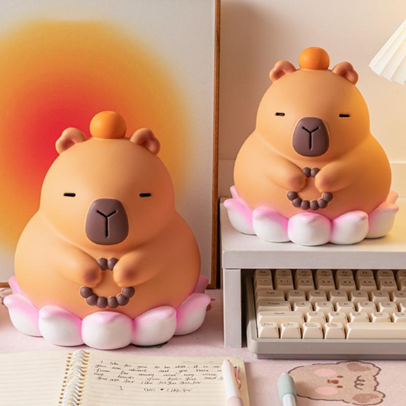 Cute Cartoon Capybara Piggy Bank Large Capacity Guinea Pig Piggy Bank Cash Savings Home Decoration Desktop Crafts Kids Gifts