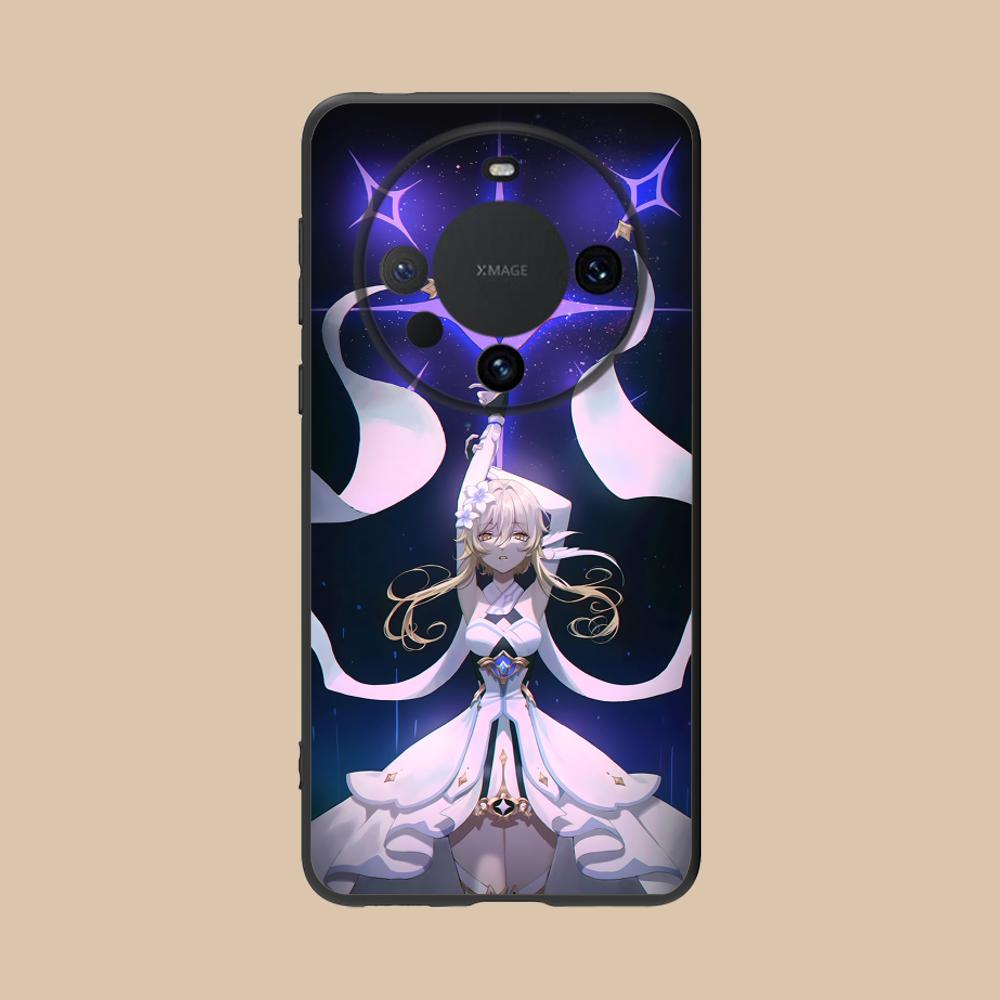 Game GI Lumine Matte TPU Mobile Phone Case for Huawei Mate 60 50 40 30 20 10 Pro Plus Lite E 5G Colorful Printing Cover