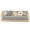 Retro Cotton and Linen Sofa Cushion Bohemian Sofas Cover Backrest Towel Geometric Pattern Anti Slip Wear-resistant Sofa Towel