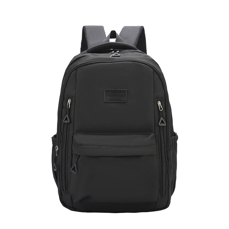 Schultasche neue Schultasche weibliche Studentin einfarbig Rucksack mit großem Fassungsvermögen mehrschichtig Rucksack für Mittelschüler