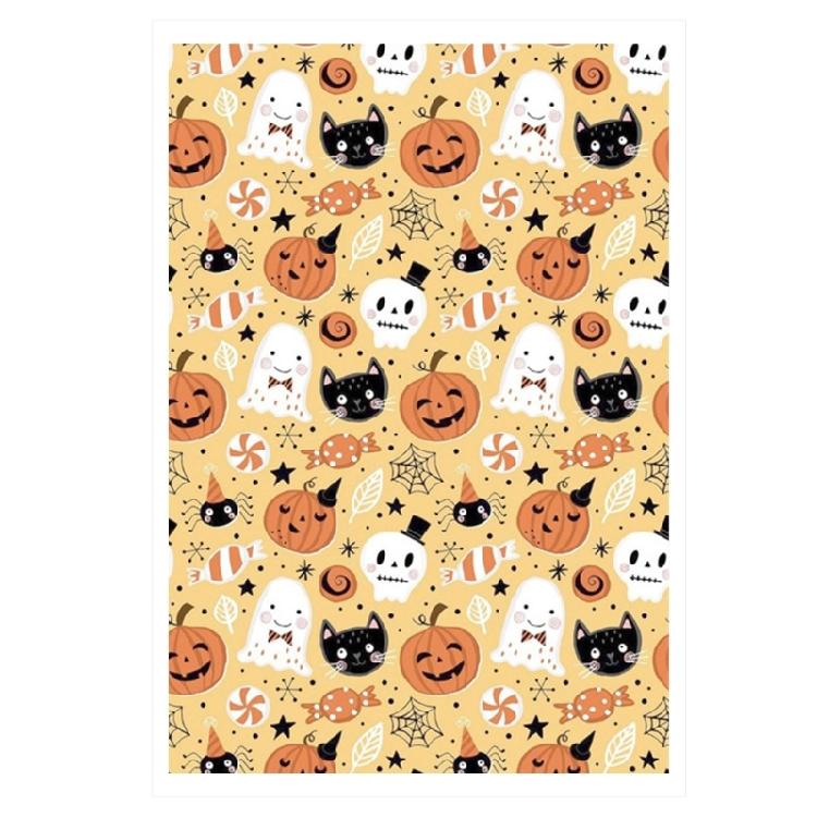 Halloween Water Soluble Stickers, Clay Transfer Paper Water Soluble Clay Transfer Sheet for Clay Earrings Jewelry Making
