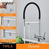 Black Grey Filtered Kitchen Faucet Water Filter Kitchen Faucets Filter Faucet Mixer Water Purification Water Drinking Water Taps