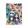 Albtraum Jack Skellington Flanelldecken The Nightmare Before Christmas Vintage Überwurf für Zuhause 125*100cm Teppichstück,