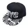 Unisex Hip Hop Flat Brim Baseball Cap - Embroidered Letter Street Style Sun Hat for Outdoor Sports