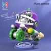 Zombies Vs Plants Melon Melon Pult Peashooter Robot Plastic Construction Gift