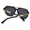 Cross-Border Export New Modern Coverage Large Frame Men's Sunglasses Ins Style Street Style Big-Name Sunglasses Lh
