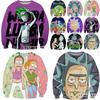 And Womensmens Rick Morty Funny 3d Print Casual Sweatshirt Hoodies Top Pullover