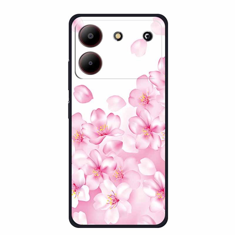 For ZTE Blade A54 Case Cute Cartoon Cat Black Silicone Soft Phone Case For ZTE Blade A54 4G Back Cover Case A 54 6.6" Funda Capa