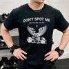 Man Dont Spot Me Im Trying To Die Funny Gym Skeleton Deadlift Powerlifting Pump Cover Fitness Gift Workout Graphic T Shirts