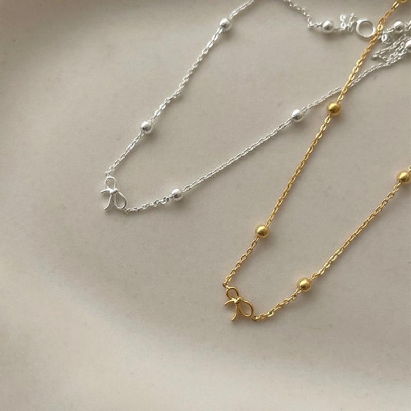 Primaute Ribbon Chain bracelet