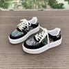 Fashion 2024 Women's Shoes New Lace Up Women's Vulcanize Shoes Spring Autumn Round Toe Mixed Colors Platform Casual Sports Shoes