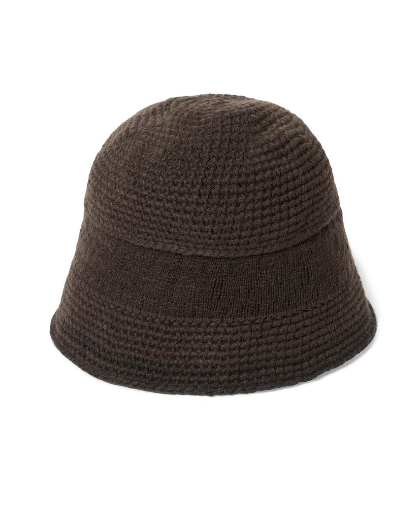 THISISNEVERTHAT Crochet Bucket Hat Brown