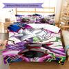 Zamasu Pattern Bedding,Quilt Set Quilt Cover Pillowcase Home Birthday Gift (1 * Duvet Cover + 2 * Pillowcase, Without Core)