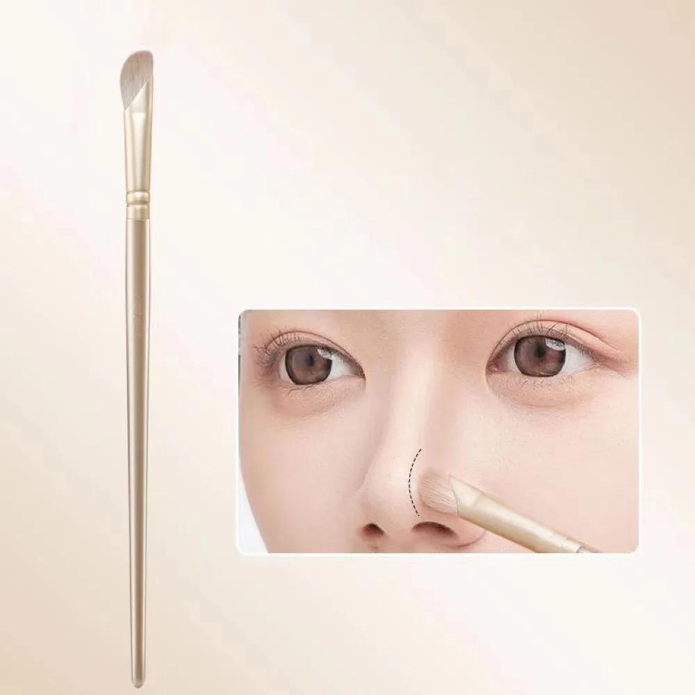 Sickle-shaped Nose Shadow Brush Set Natural Smudge Eyeshadow Nose Contouring Makeup Brushes Professional Beauty Cosmetics Tools