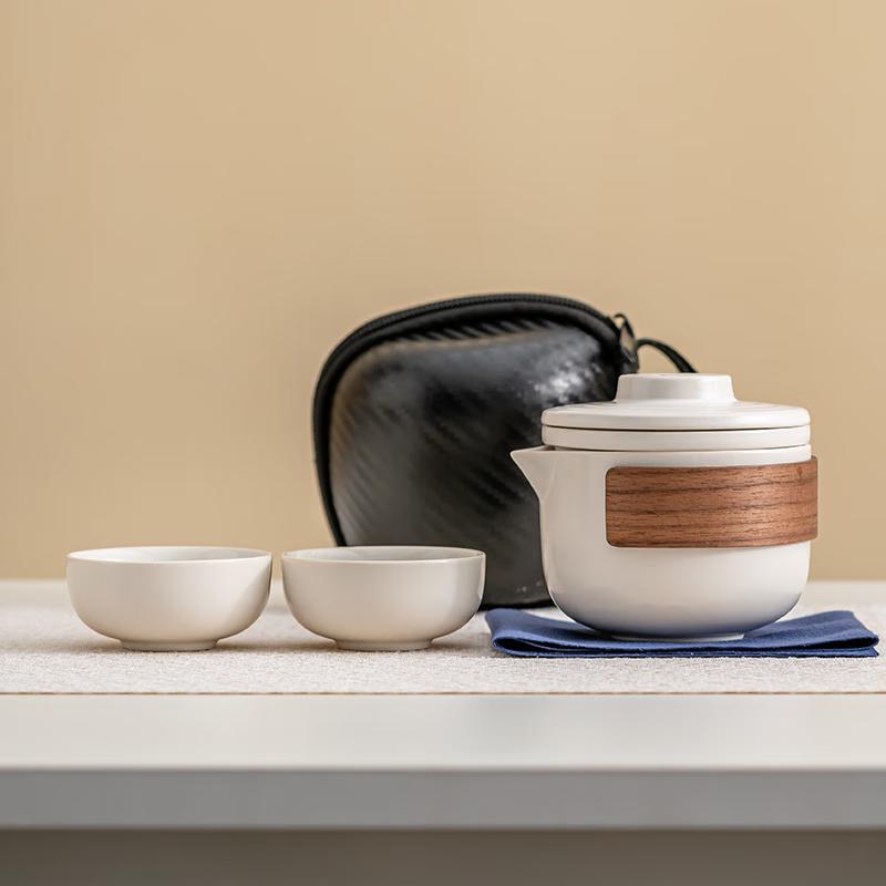Xiao Yue Ya Portable Ceramic Travel Tea Set