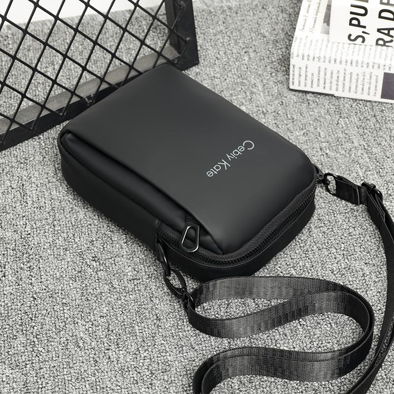 Sac Bandoulière Homme Sac pour Téléphone Portable Sac de Taille Multifonctionnel Sac Épaule Hydrofuge