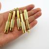 Golden Audio Adapter 6.35mm 1/4" Male Mono Plug to RCA Female 6.5mm to AV Jack Audio Adapter Connector TS For Home KTV H1Good product