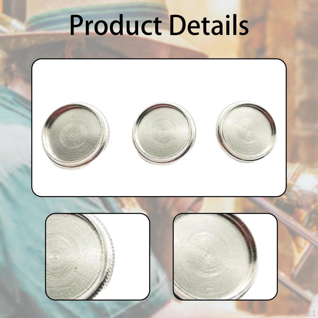 3 Stück Trompetenventil Fingerknopf Ersatz, Reparatur, Einfach zu installierendes Zubehör