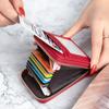 Korean Version New PU Leather Fresh Casual Coin Wallet Fashion Cartoon Men Women Credit Passport Card Bag Christmas Gift