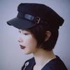 Retro Beret Hat Leather Buckle Painter Hat Warm Octagonal Hat All-match Winter