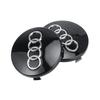 For Audi B5 Hub Caps Hot For Audi 4pcs 60/ 61/68/69mm Audi wheel hub center cover wheel badge is suitable for Audi TT RS A3A4A5A7A8S5 S6