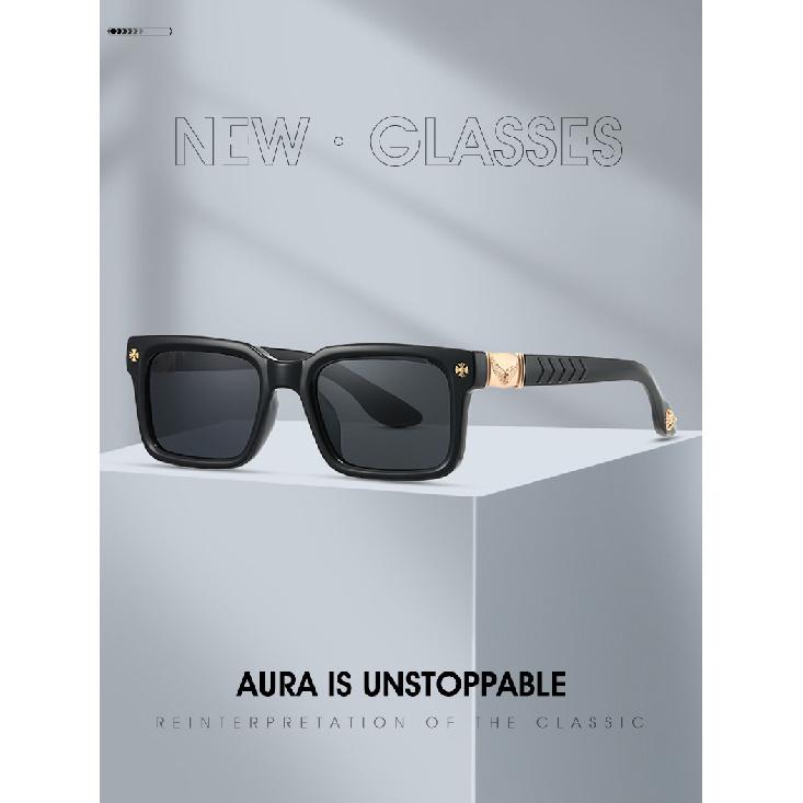 Square Sunglasses for Men, Suitable for Vacations, Parties, and Outdoor Activities; Sun-protective Sunglasses for Women