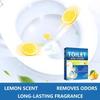 Lemon Scent Toilet Cleaning Effervescent Tablets Remove Urine Stains Odor Yellowing Lasting Freshness A Must-Have For Home