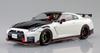 Aoshima Bunka Kyozai Scale Rakupla Snap Car Series R35 NISSAN NISMO Special Edition 2022 Brilliant White Pearl Plastic Model Kit 1/24 No.02-BW GT-R