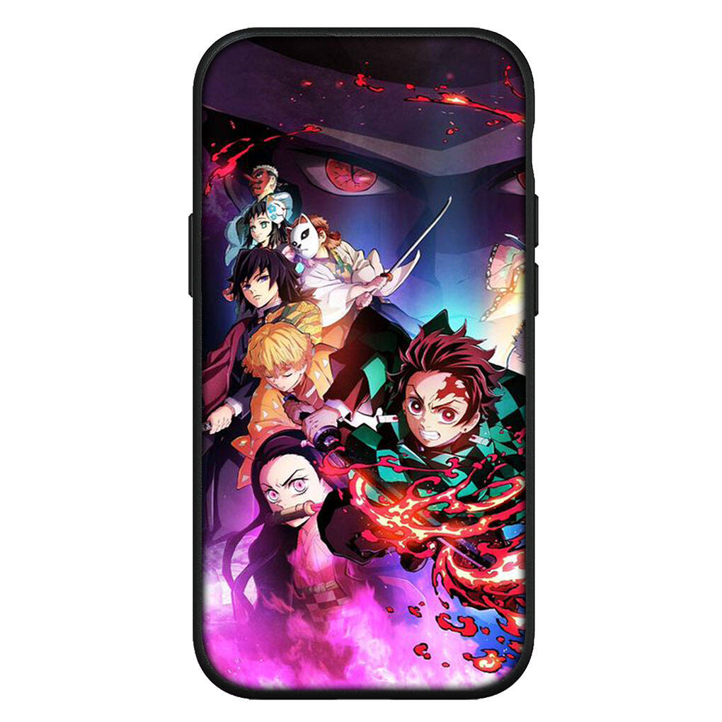 Für Samsung Galaxy S25 S24 S23 S22 Ultra FE Plus A17 A37 A57 A56 A55 A06 A16 A15 A36 A26 A35 A05 A25 A54 A34 Hülle Tanjiro Muichiro Tokito Dämonenjäger